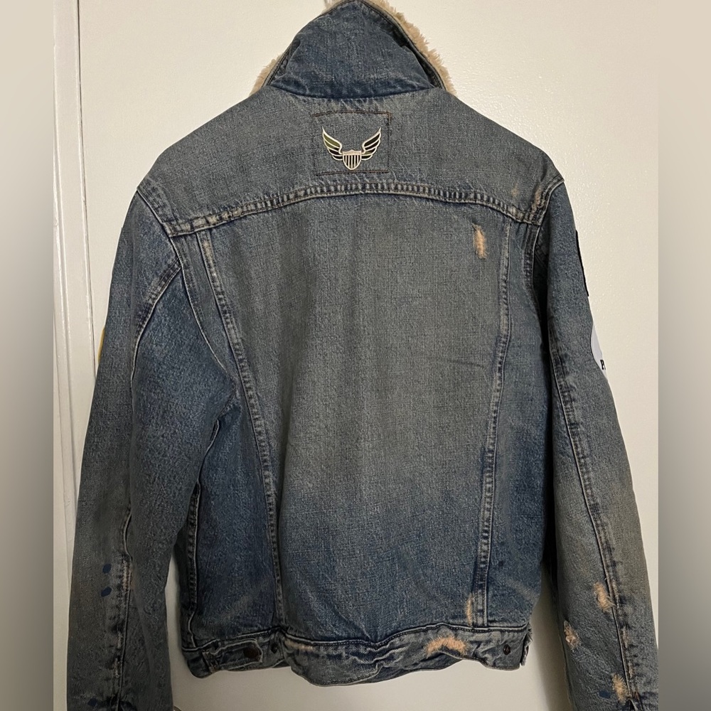 Abercrombie & Fitch Limited Edition Custom Labeled Denim Trucker’s Jacket - Picture 3 of 7